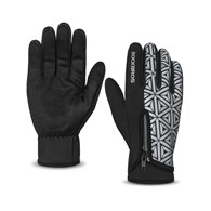RB16140778005/BLACK/WHITE Rockbros P Gloves S077-10 - Rękawiczki Rowerowe