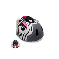 CS190109/2001 CRAZY SAFETY ZEBRA BICYCLE HELMET - Dziecięcy kask rowerowy