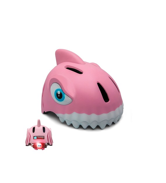 CS190108/0156 CRAZY SAFETY SHARK BICYCLE HELMET - Dziecięcy kask rowerowy