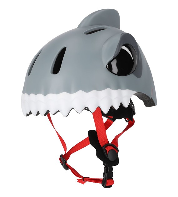 CS190108/0107 CRAZY SAFETY SHARK BICYCLE HELMET - Dziecięcy kask rowerowy