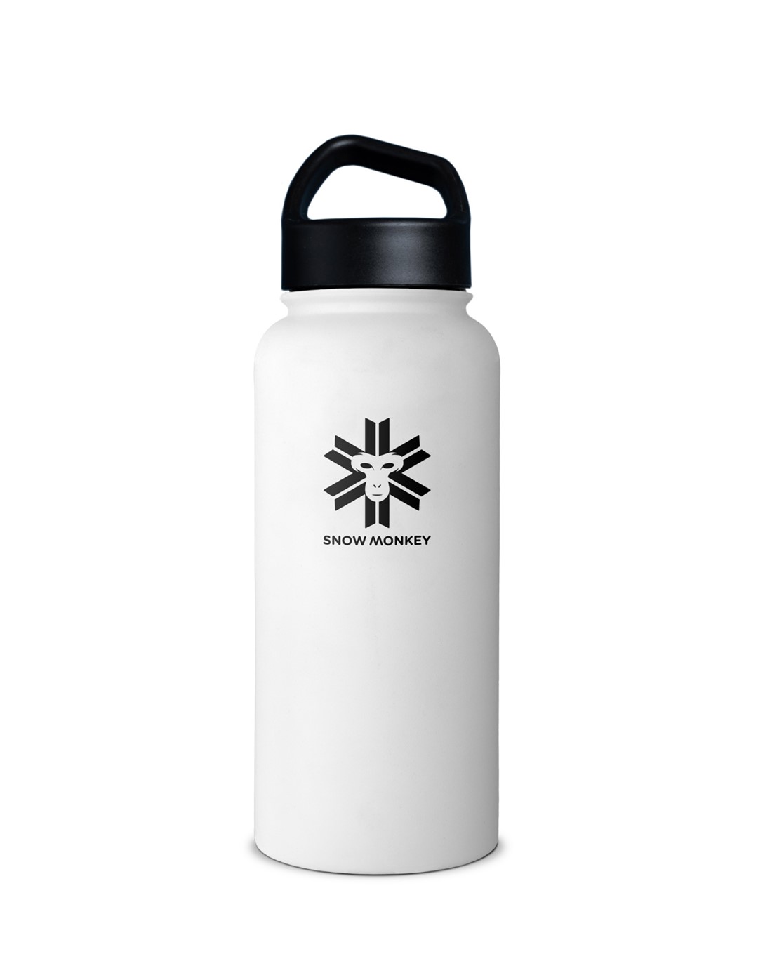 SNOW MONKEY TRAVELER 1l WHITE - Butelka Termiczna