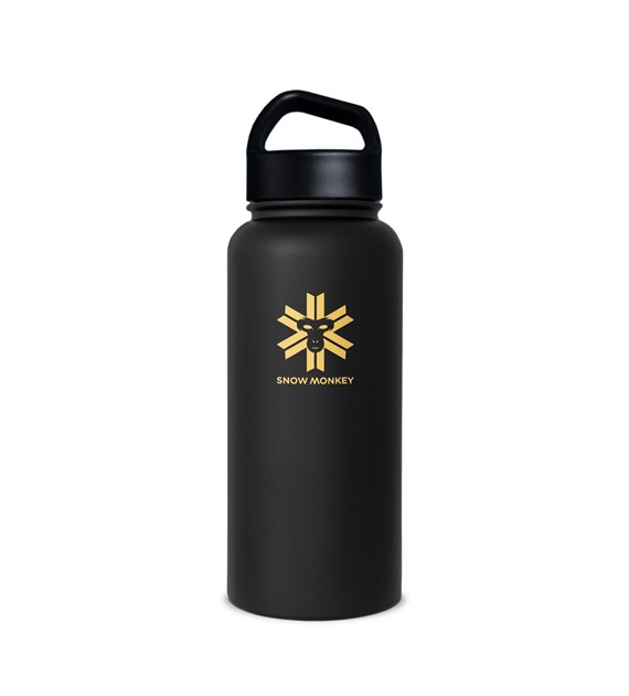 SNOW MONKEY TRAVELER BLACK 1l - Butelka Termiczna