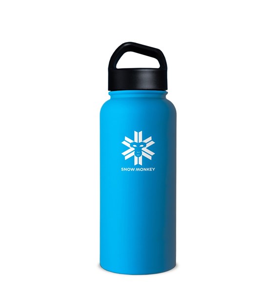 SNOW MONKEY TRAVELER 1l BLUE - Butelka Termiczna