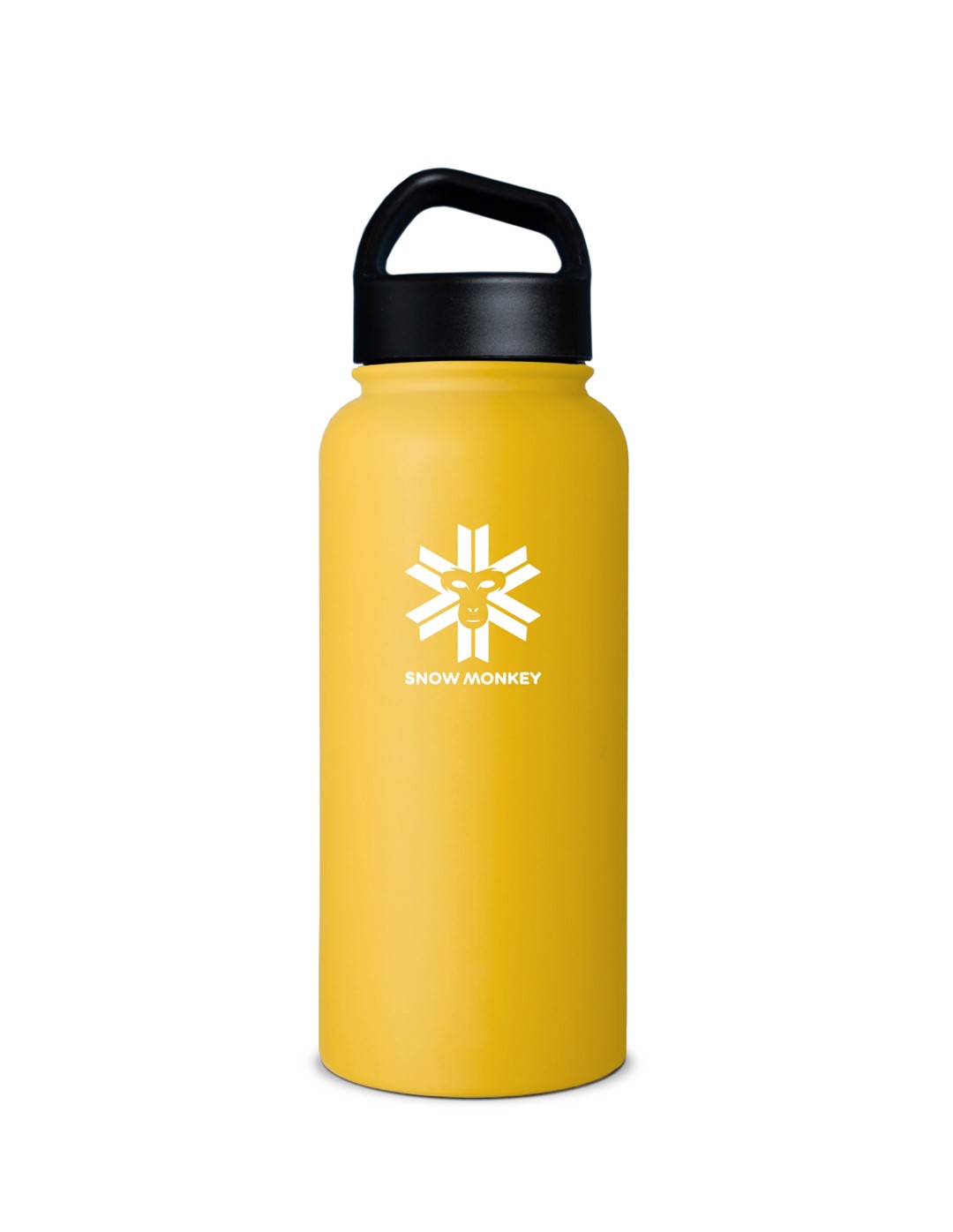 SNOW MONKEY TRAVELER 1l YELLOW - Butelka Termiczna
