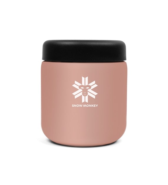 SNOW MONKEY FOODIE MIDI 480ml ROSE - Pojemnik Termiczny
