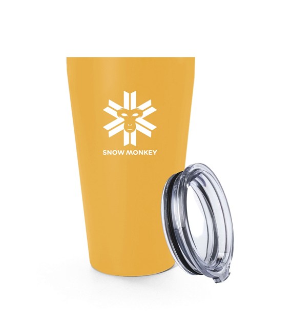 SNOW MONKEY ENJOYER 0,47l SUNSET YELLOW - Kubek Termiczny
