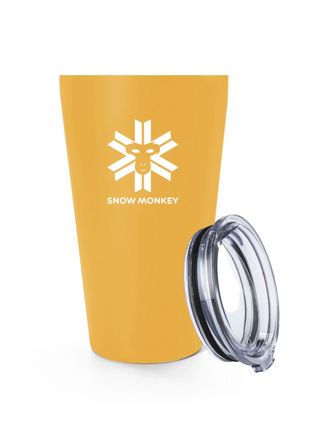 SNOW MONKEY ENJOYER 0,47l SUNSET YELLOW - Kubek Termiczny