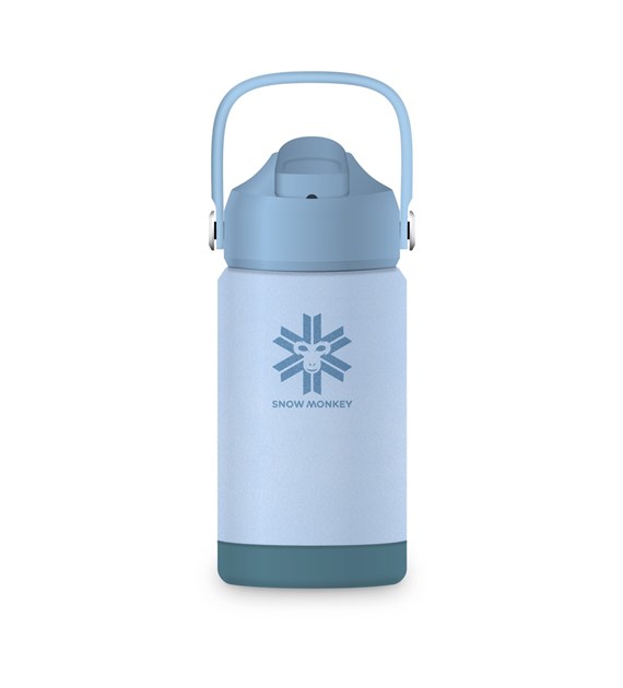 SNOW MONKEY KIDS BLUE K350 - Butelka Termiczna