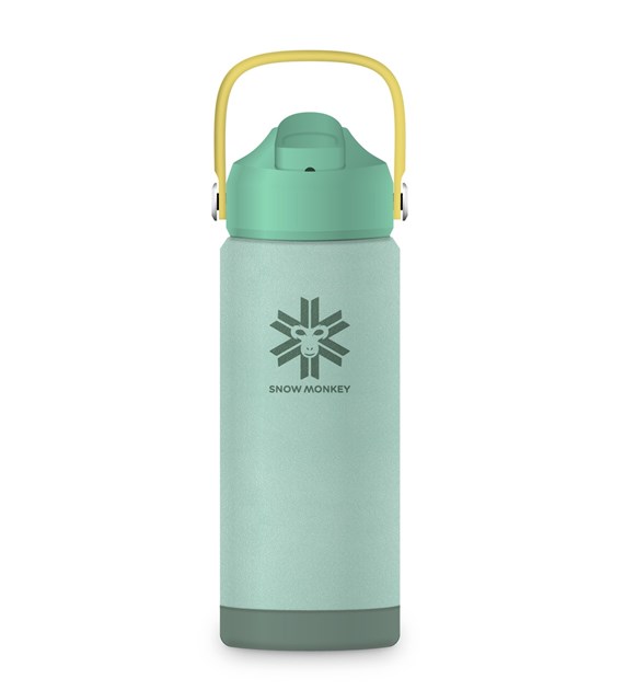 SNOW MONKEY KIDS GREEN K350 - Butelka Termiczna