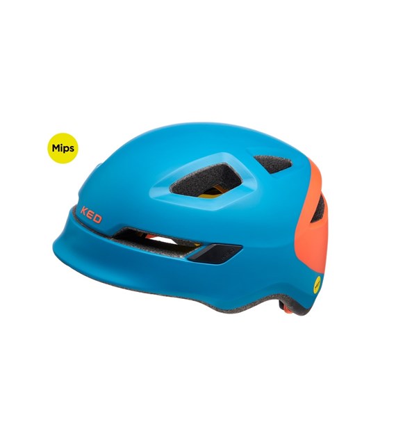 KED-13204304252/PETROL ORANGE-S POP - Kask Rowerowy