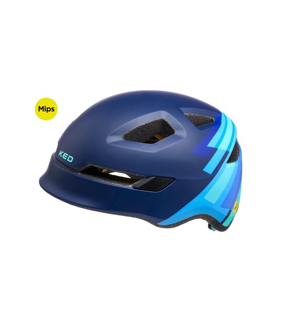 KED-13204304004/BLUE-M POP - Kask Rowerowy