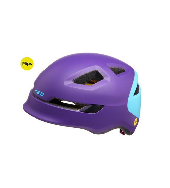 KED-13204303152/PURPLE SKYBLUE-S POP - Kask Rowerowy