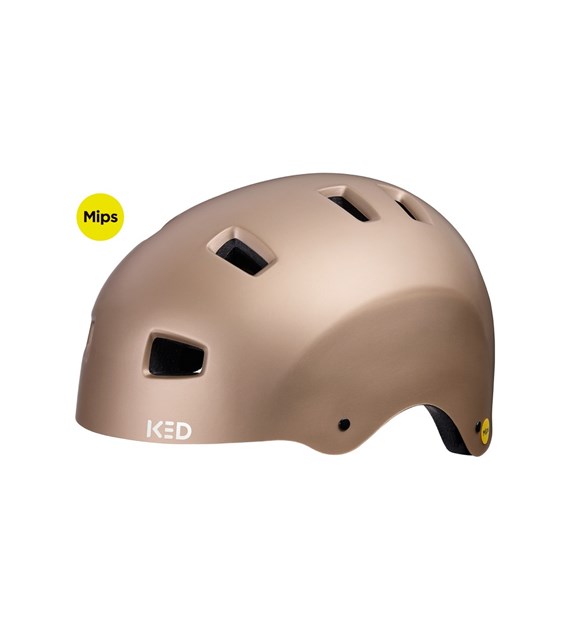 KED-11213867356/GOLD METALLIC MATT-L CITRO - Kask Rowerowy