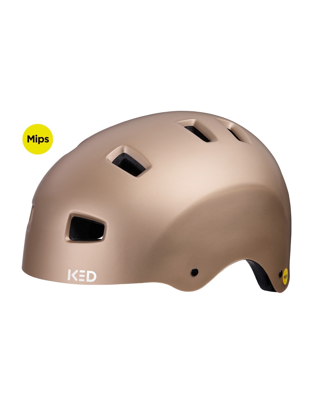 KED-11213867356/GOLD METALLIC MATT-L CITRO - Kask Rowerowy