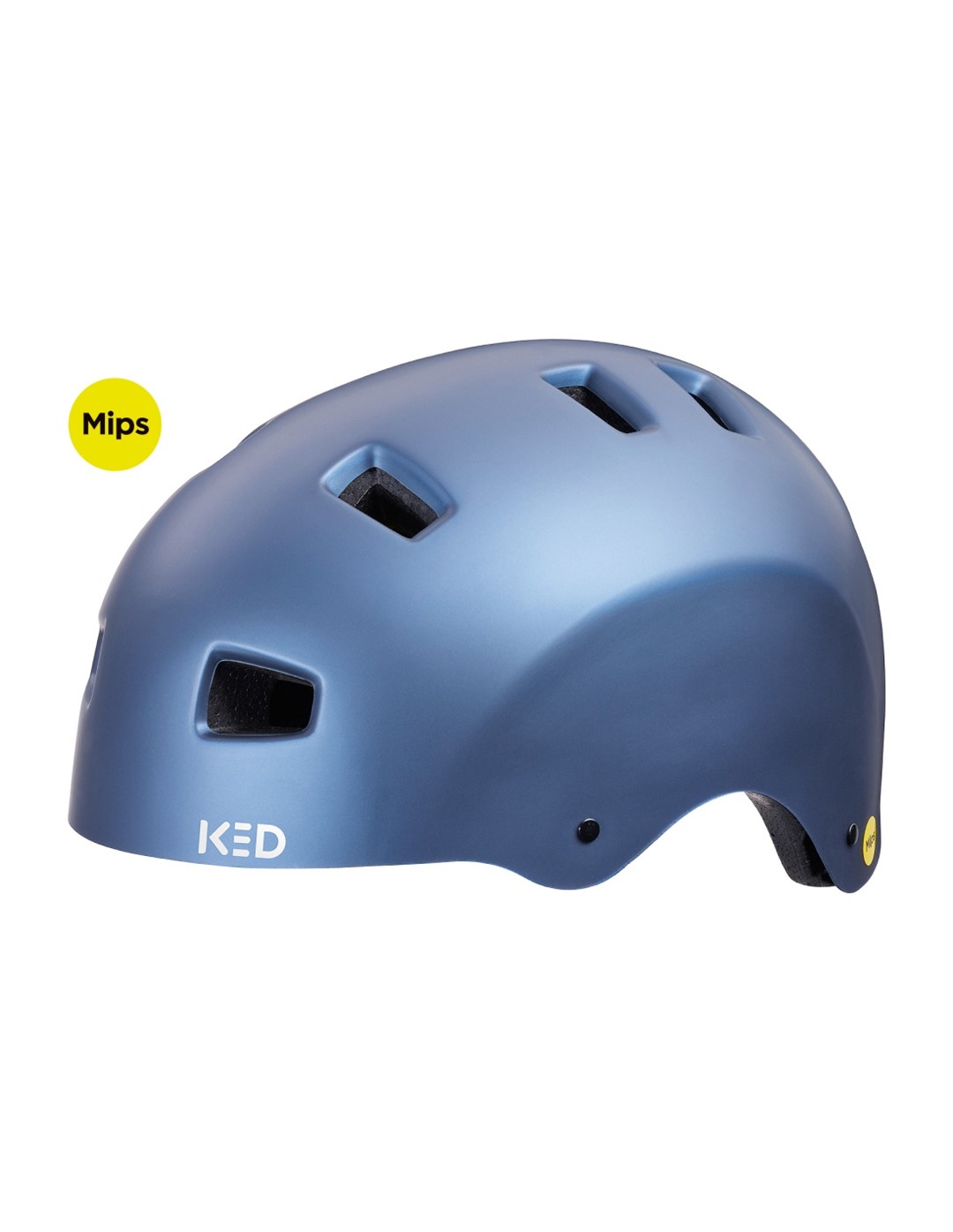 KED-11213864784/BLUE METALLIC MATT-M CITRO - Kask Rowerowy