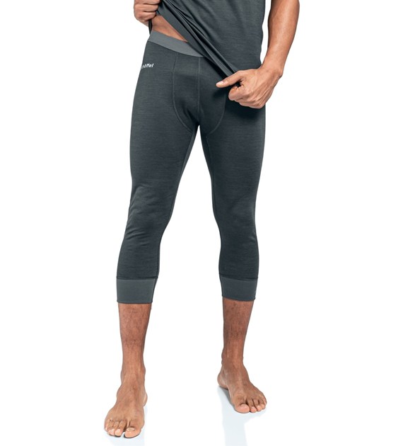 28-21433/9665 SCHOFFEL MERINO SPORT PANTS SHORT M - Męska Bielizna Merino Legginsy