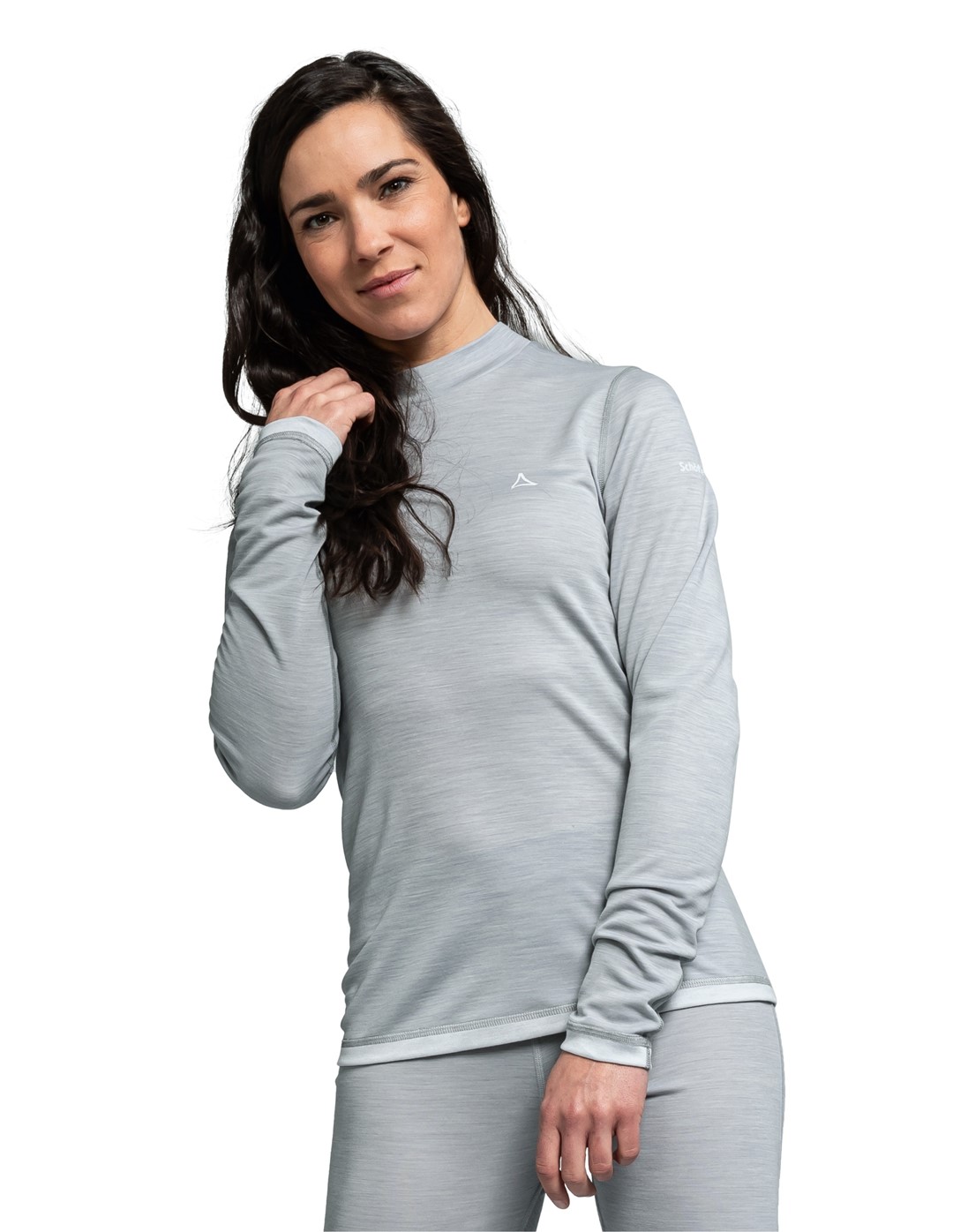 28-13354/9645 SCHOFFEL MERINO TURTLE NECK L - Damska Koszulka Termoaktywna Merino Długi Rękaw