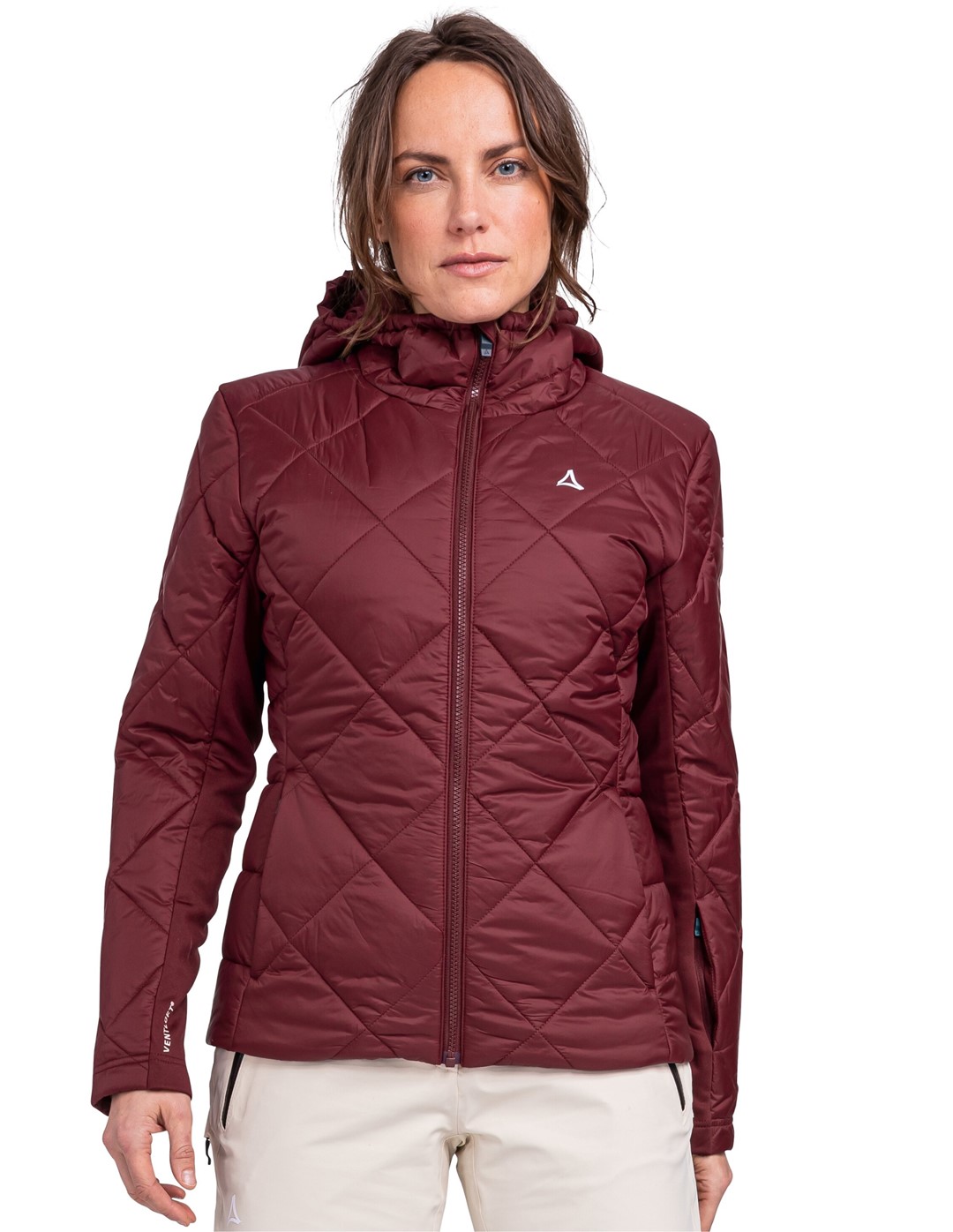 10-13487/2965 SCHOFFEL SKI INS. PONTRESINA L - Damska Kurtka Narciarska