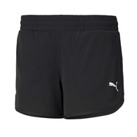 PM-586862-01/BLACK PUMA ACTIVE 4   WOVEN SHORTS - Damskie Szorty