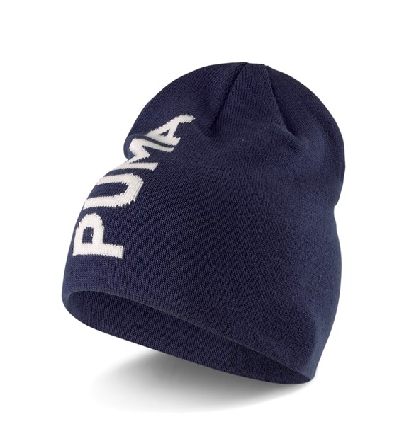 PM-023433-02/BLUE PUMA ESS CLASSIC CUFFLESS BEANIE - Czapka Bez Daszka