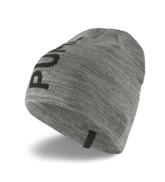 PM-023433-05/GRAY PUMA ESS CLASSIC CUFFLESS BEANIE - Czapka Bez Daszka