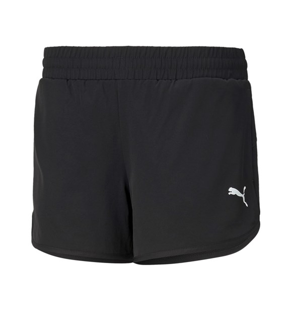 PM-586862-01/BLACK PUMA ACTIVE 4   WOVEN SHORTS - Damskie Szorty