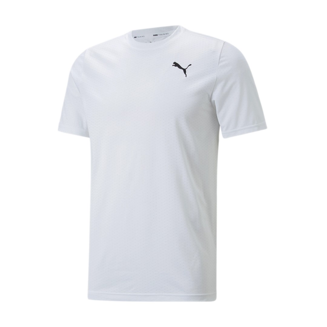 PM-522351-02/WHITE PUMA TRAIN FAV BLASTER TEE - Męska Koszulka