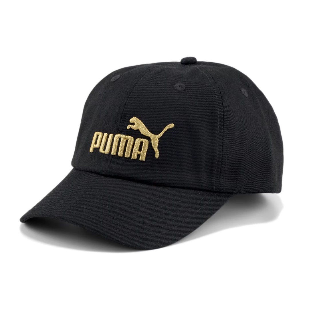 PM-02435701/BLACK/GOLD PUMA ESS NO.1 BB CAP - Czapka