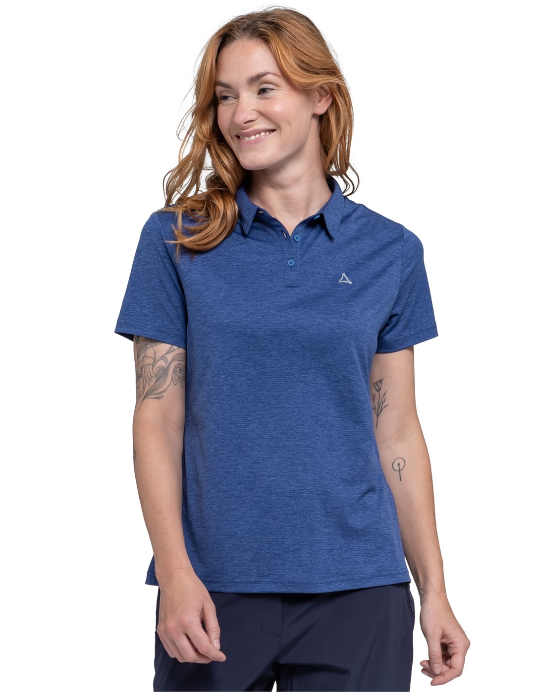 20-13651/8505 SCHOFFEL CIRC POLO SHIRT TAURON - Damska koszulka polo