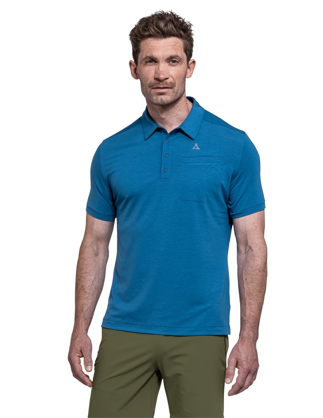 20-23880/8405 SCHOFFEL POLO SHIRT RAMSECK M - Męska koszulka polo