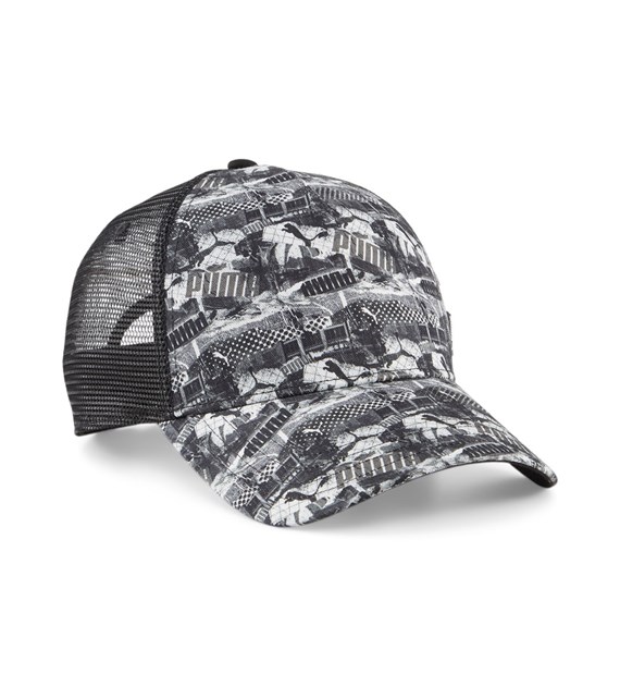 PM-024362-05/BLACK PUMA ACADEMY AOP TRUCKER CAP - Czapka