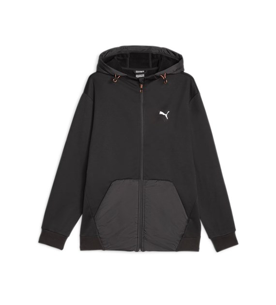 PM-675897-01/BLACK PUMA OPEN ROAD FULL-ZIP HOODIE DK - Męska Bluza