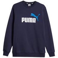 PM-586762-07/BLUE PUMA ESS+ 2 COL BIG LOGO CREW FL - Męska Bluza