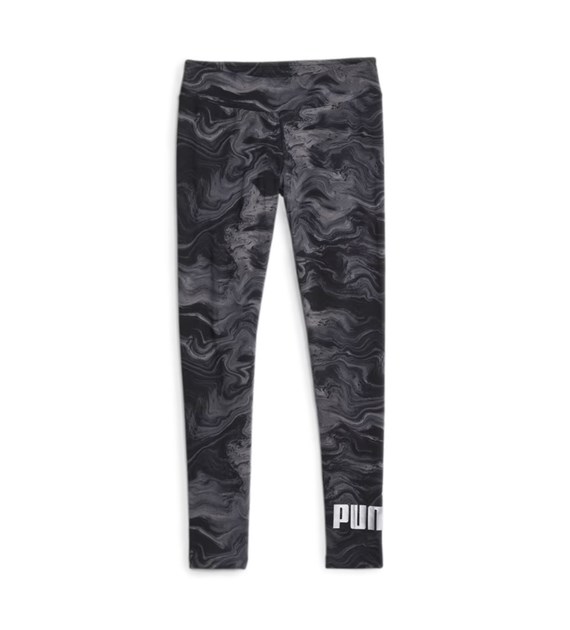 PM-677204-01/BLACK PUMA ESS+ MARBLEIZED LEGGINGS - Damskie Legginsy