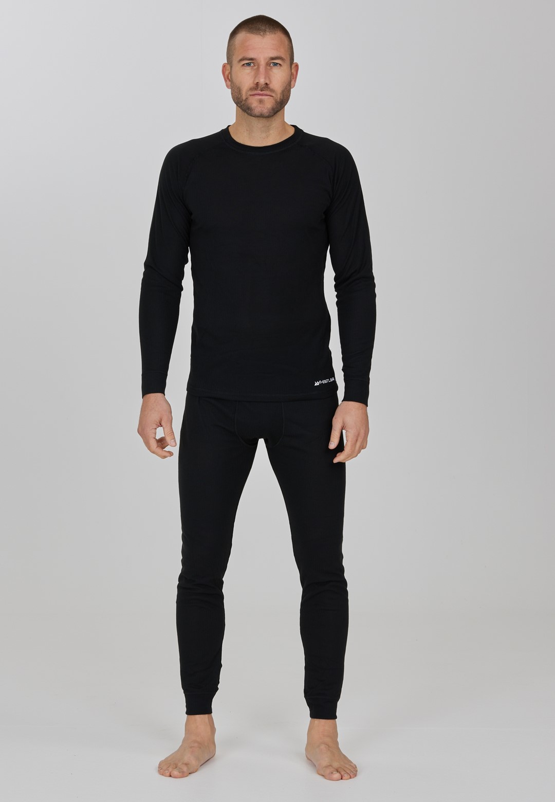 W151901/1001 WHISTLER OPPDAL M SKI UNDERWEAR SET - Męska Bielizna Termoaktywna Komplet