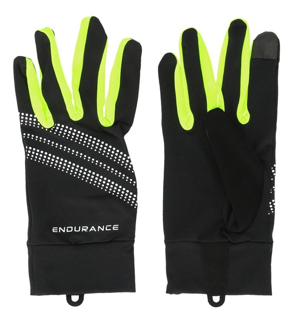 E153414/5001 ENDURANCE SHERMAN RUN GLOVES - Rękawiczki Biegowe