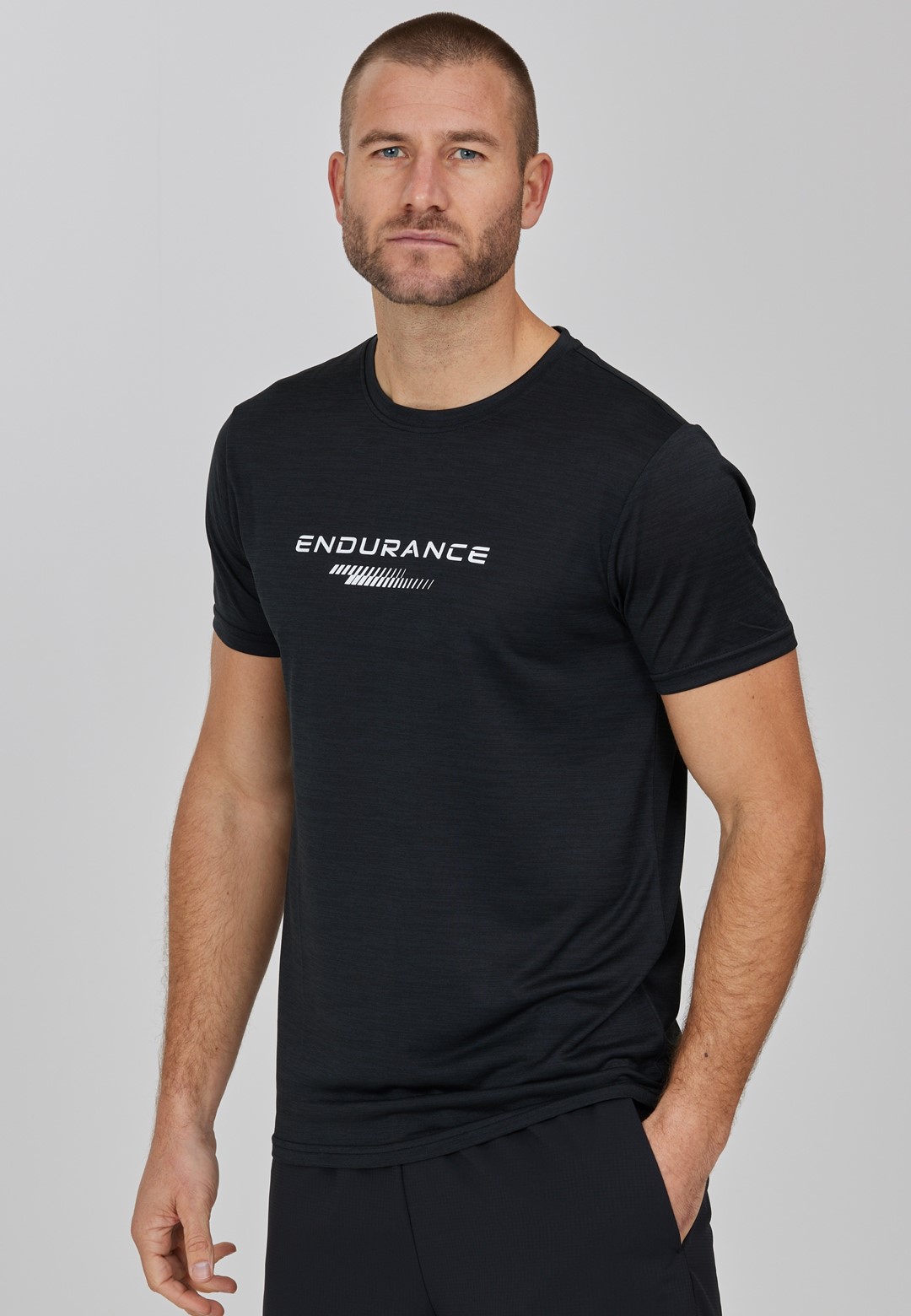 E173498/1001 ENDURANCE PORTOFINO M PERFORMANCE S/S TEE - Męska Koszulka