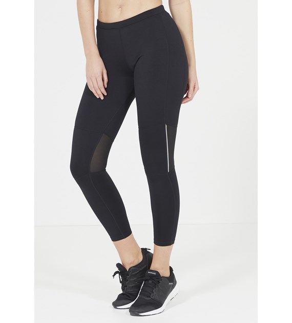 E182453/1001 ENDURANCE MAHANA W WINDBLOCK RUN TIGHTS XQL - Damskie Spodnie do Biegania