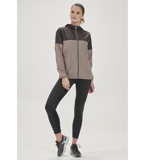 E182452/1001 ENDURANCE MAHANA W WINDBLOCK RUN TIGHTS XQL - Damskie Spodnie do Biegania