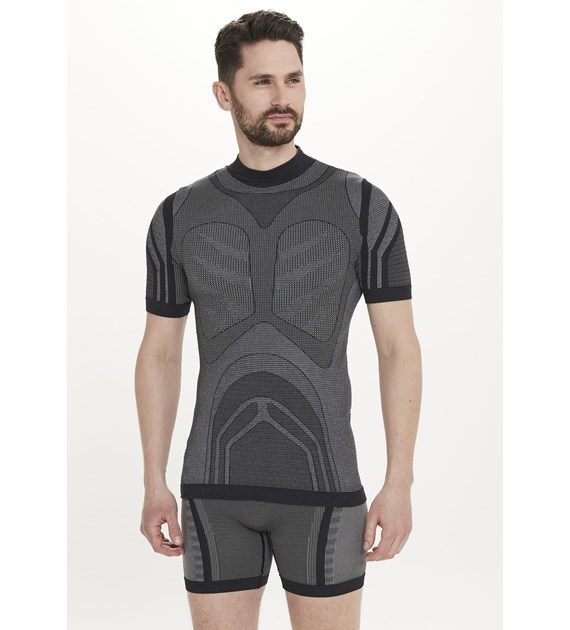 E183977/1001 ENDURANCE ADAM M BASELAYER S/S SEAMLESS TEE - Męska Koszulka Bezszwowa z Krótkim Rękawem