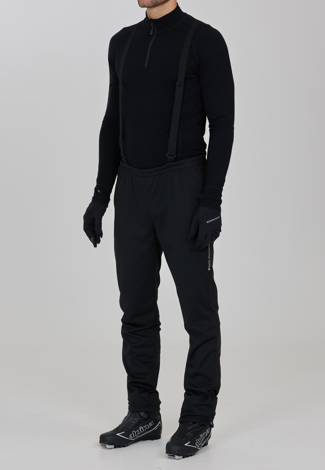 E183278/1001 ENDURANCE NAVAL M XCS SOFTSHELL PANTS - Męskie Spodnie XCS