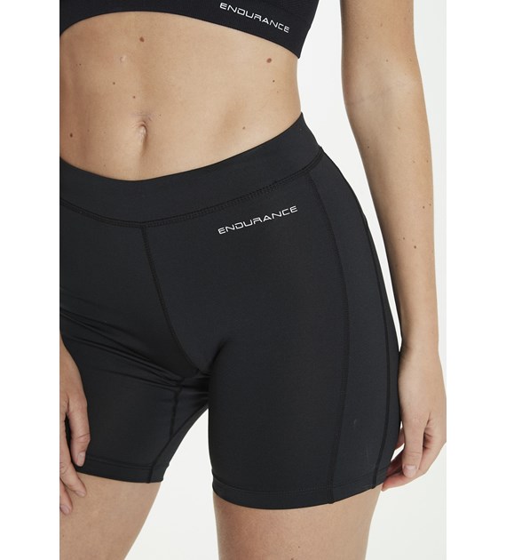 E191289/1001 ENDURANCE ZENTA W SHORT RUN TIGHTS - Damskie Spodenki