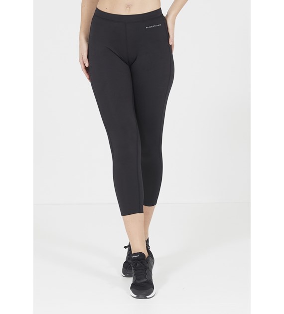 E191285/1001 ENDURANCE ZENTA W WINTER LONG TIGHTS - Damskie Spodnie do Biegania