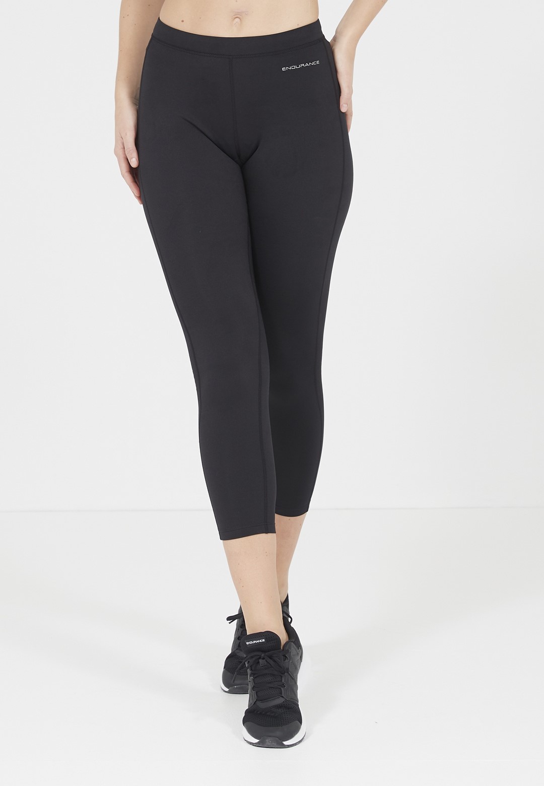 E191285/1001 ENDURANCE ZENTA W WINTER LONG TIGHTS - Damskie Spodnie do Biegania