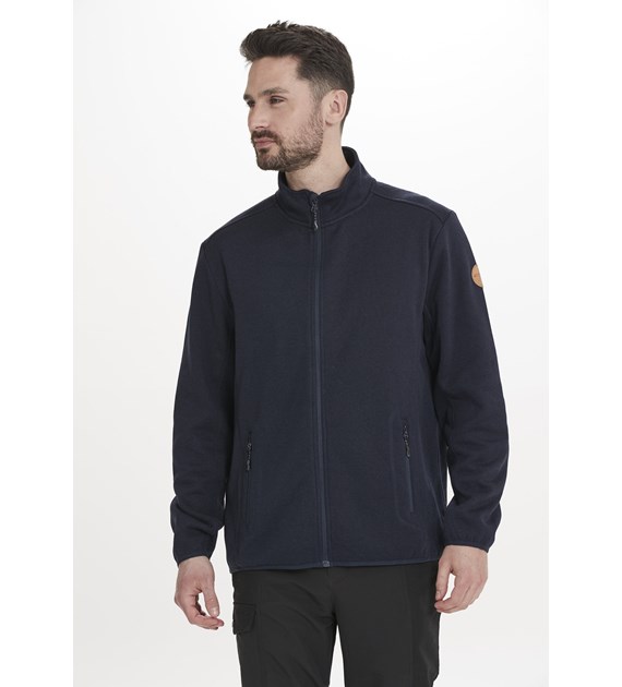 W191189/2048 WHISTLER SAMPTON M MELANGE FLEECE JACKET - Męski Polar