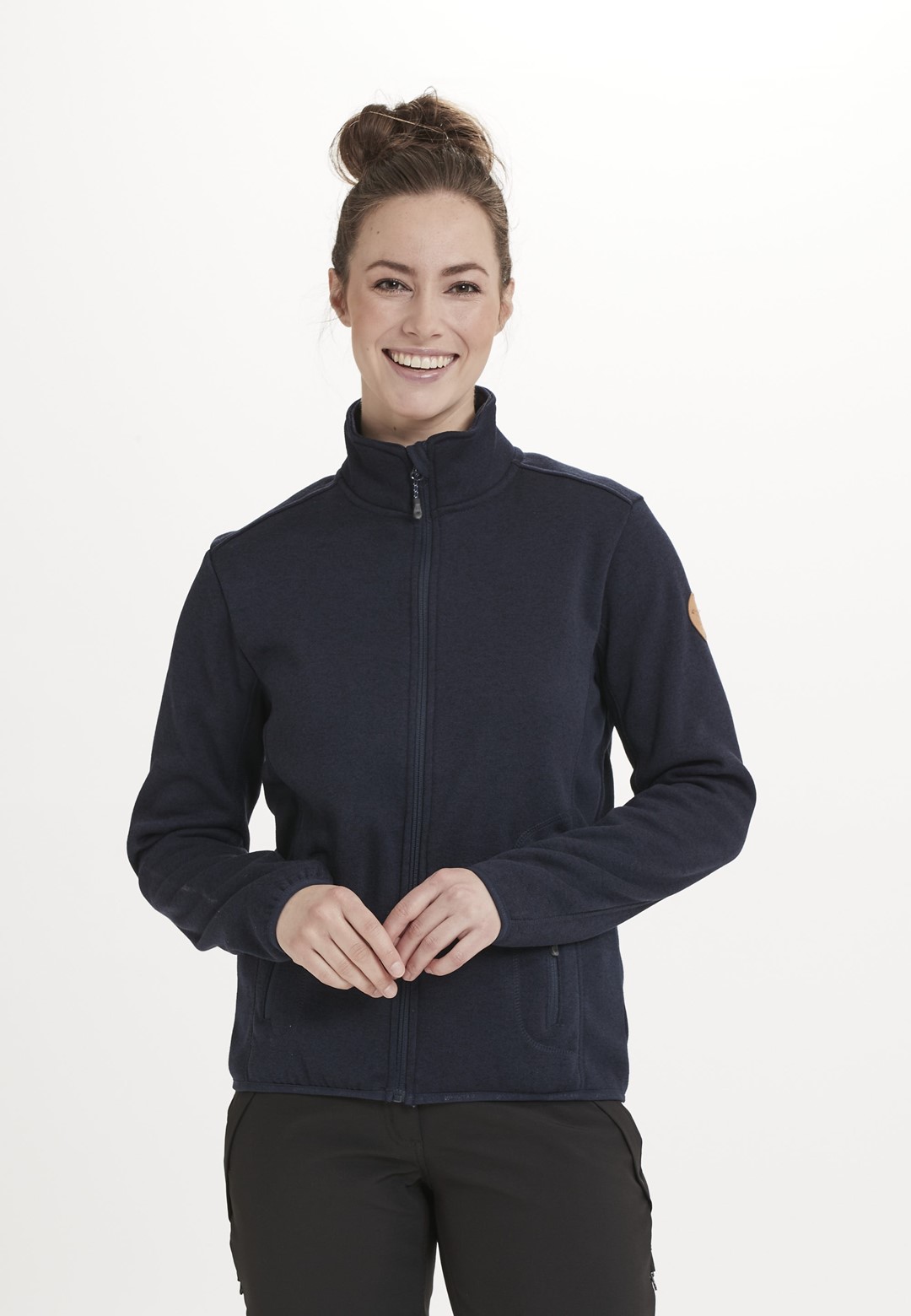 W191188/2048 WHISTLER SAMANI W MELANGE FLEECE JACKET - Damski Polar