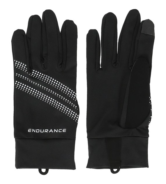 E153414/1001S ENDURANCE SHERMAN RUN GLOVES - Rękawiczki Biegowe