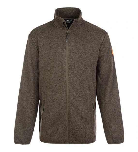 W191189/5056 WHISTLER SAMPTON M MELANGE FLEECE JACKET - Męski Polar