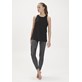 EA203438/1111 BLACK MELANGE ATHLECIA MOTA W SLUB TOP - Damski Top