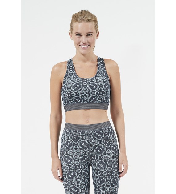 EA203446/2220 PRINT ATHLECIA FELIX W SPORTS BRA - Damski Biustonosz Sportowy